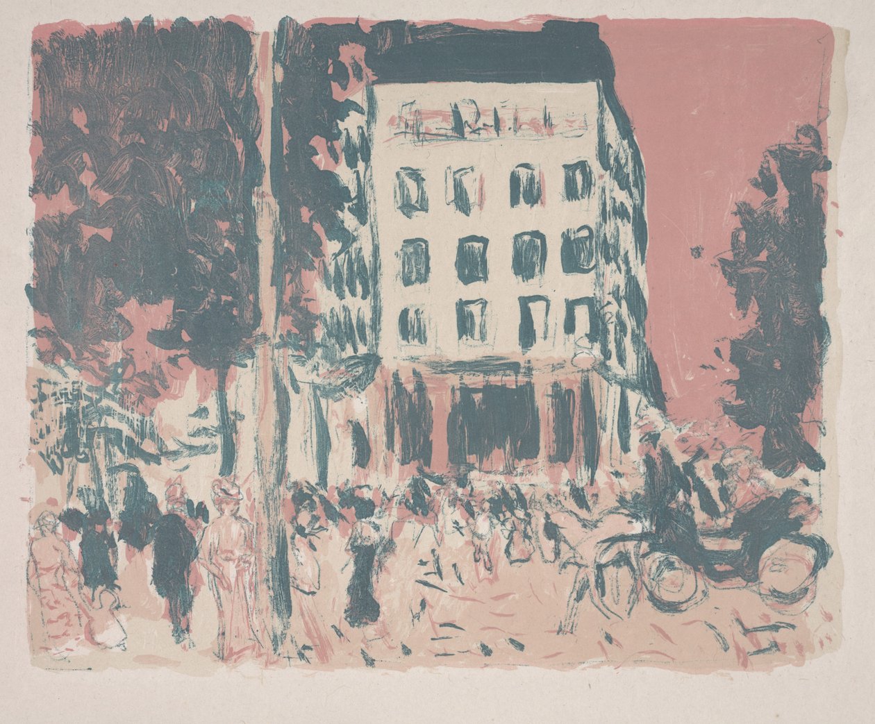 Boulevarderne (The Boulevard) af Pierre Bonnard