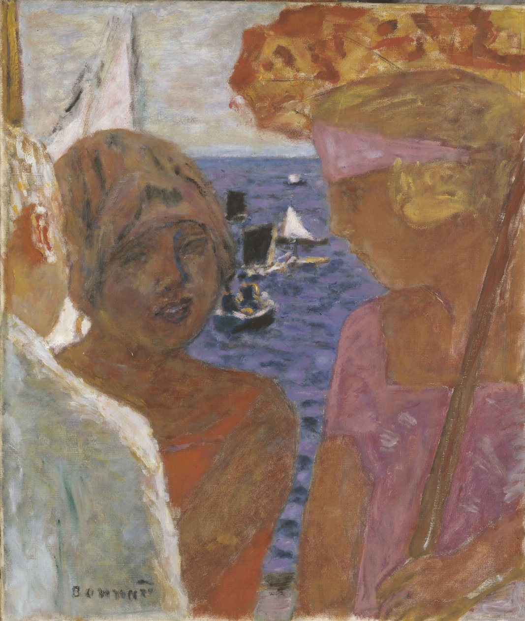 Samtalen i Arcachon af Pierre Bonnard