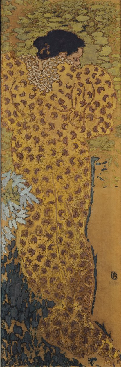 Morgenkjolen, 1892 (tempera på stof) af Pierre Bonnard
