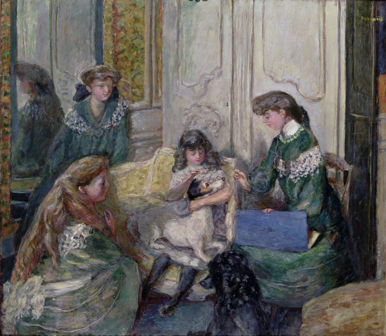Natanson-pigerne, 1906-10 af Pierre Bonnard