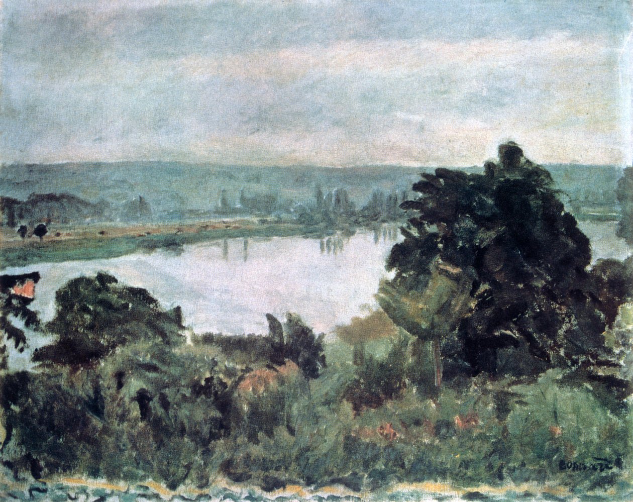 Seinen nær Vernon, c1911 af Pierre Bonnard