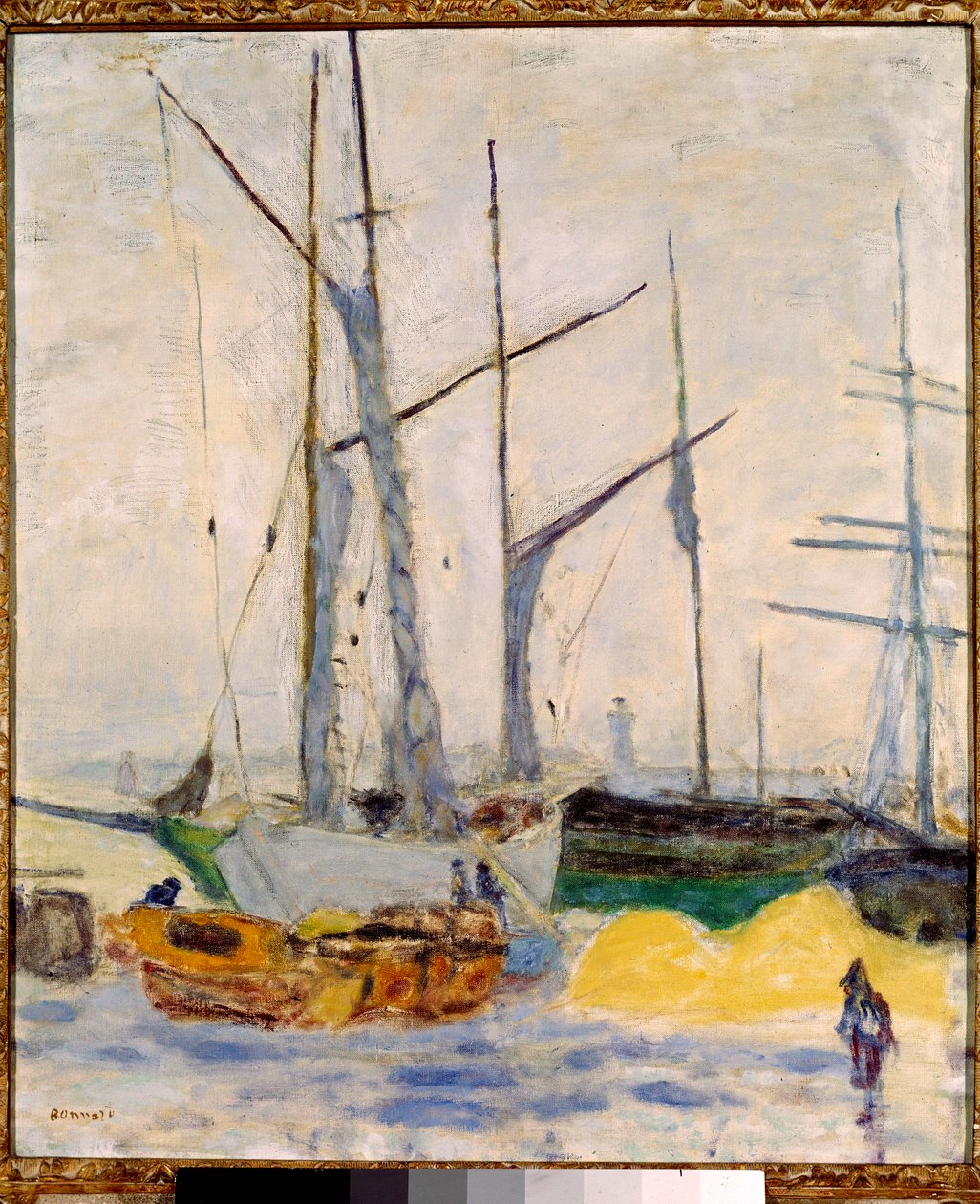 Havnen i Cannes af Pierre Bonnard