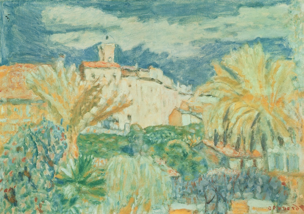 Udsigt over Le Cannet, 1920 af Pierre Bonnard