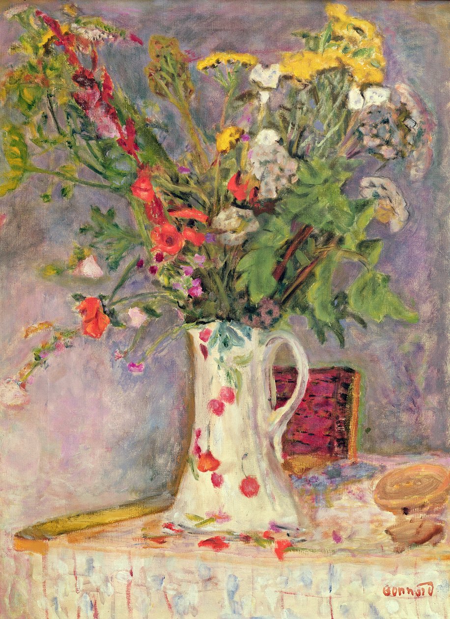 Vilde blomster, ca. 1916 af Pierre Bonnard