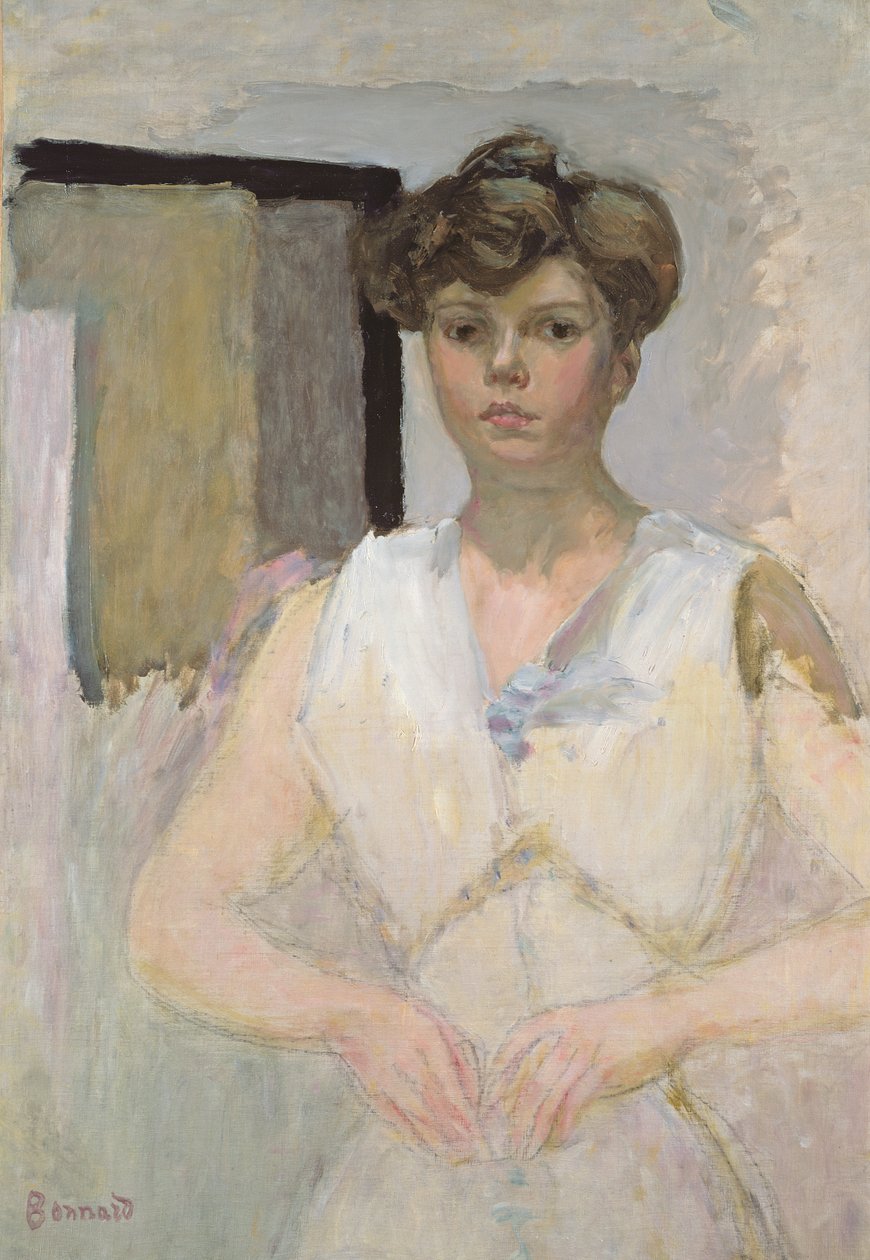 Kvinde dressing, ca. 1906 af Pierre Bonnard