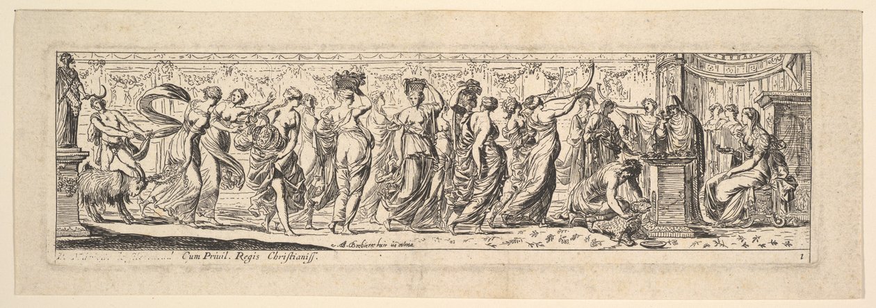 Bachnal, 1615-42. af Pierre Brebiette