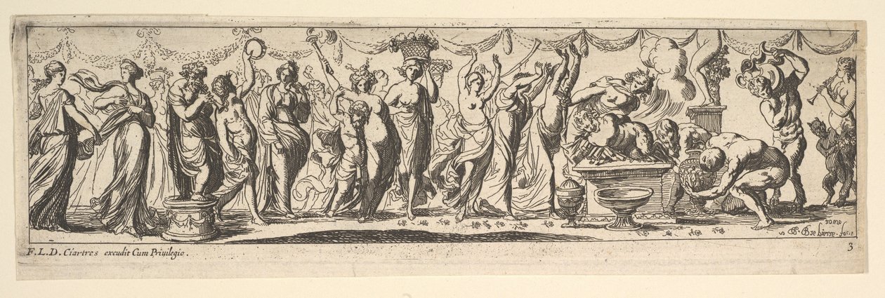 Bachnal, 1615-42. af Pierre Brebiette