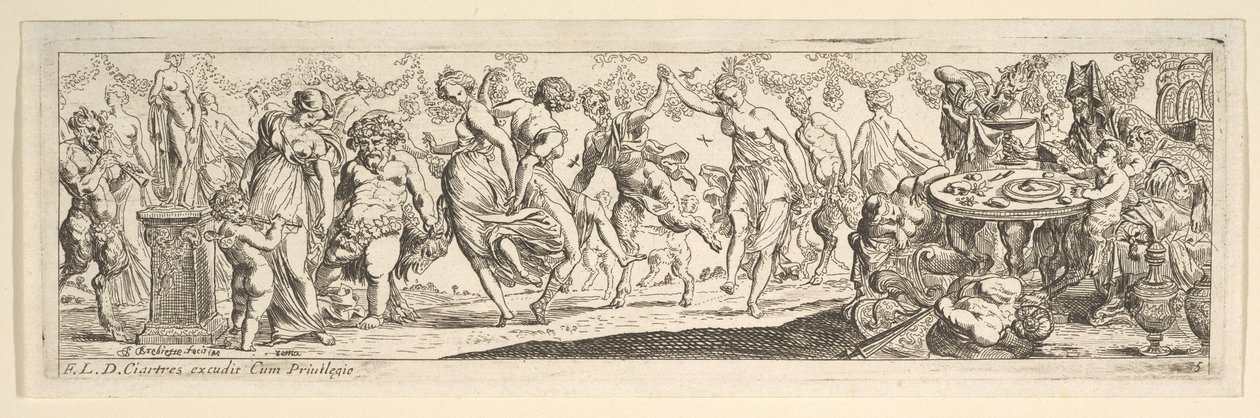 Bachnal, 1615-42. af Pierre Brebiette
