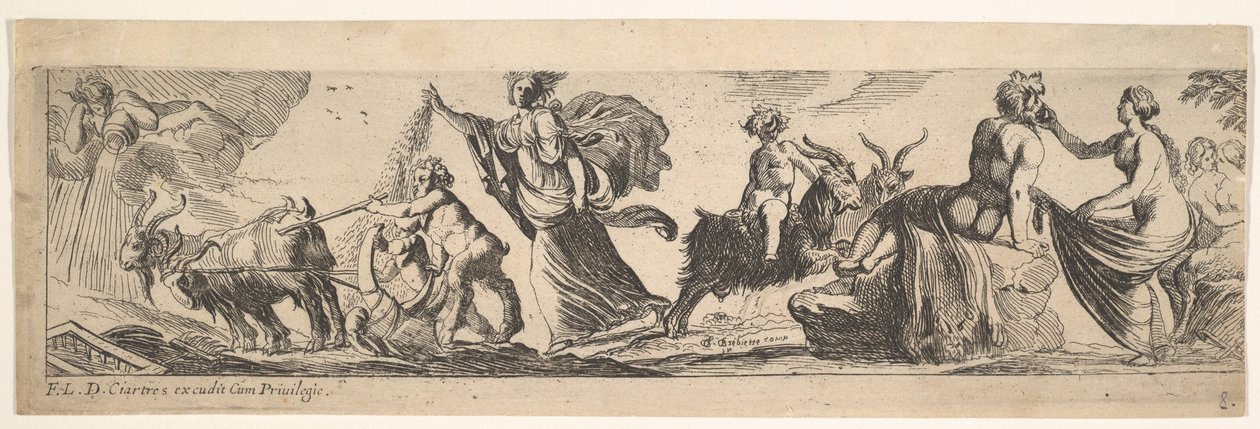 Bachnal, 1615-42. af Pierre Brebiette