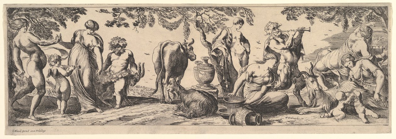 Bachnal, 1615-42. af Pierre Brebiette