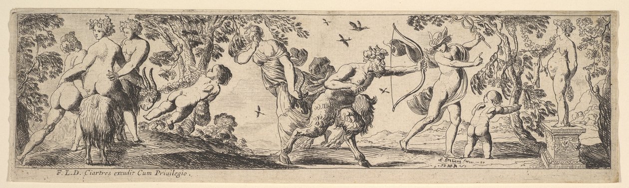 Bachnal, 1615-42. af Pierre Brebiette