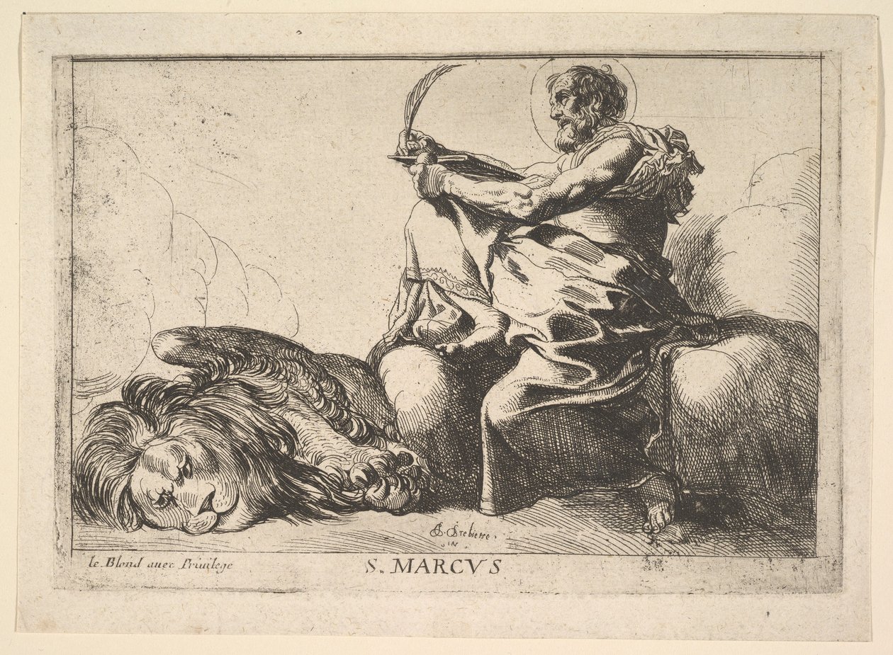 Markus, 1615-42. af Pierre Brebiette