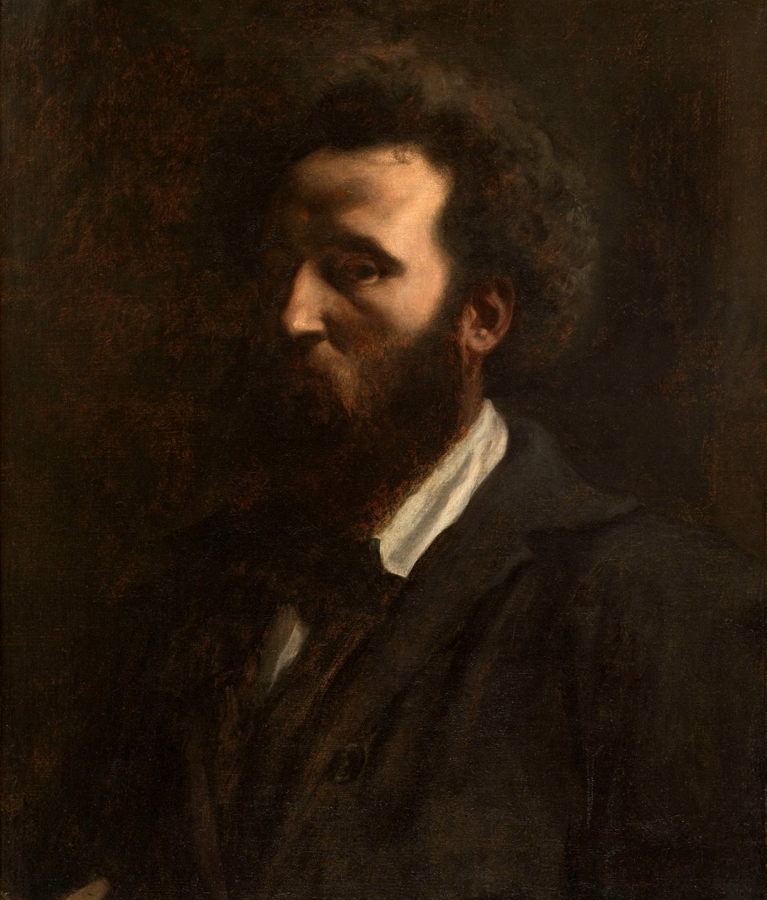 Selvportræt, 1857. af Pierre Cécil Puvis de Chavannes