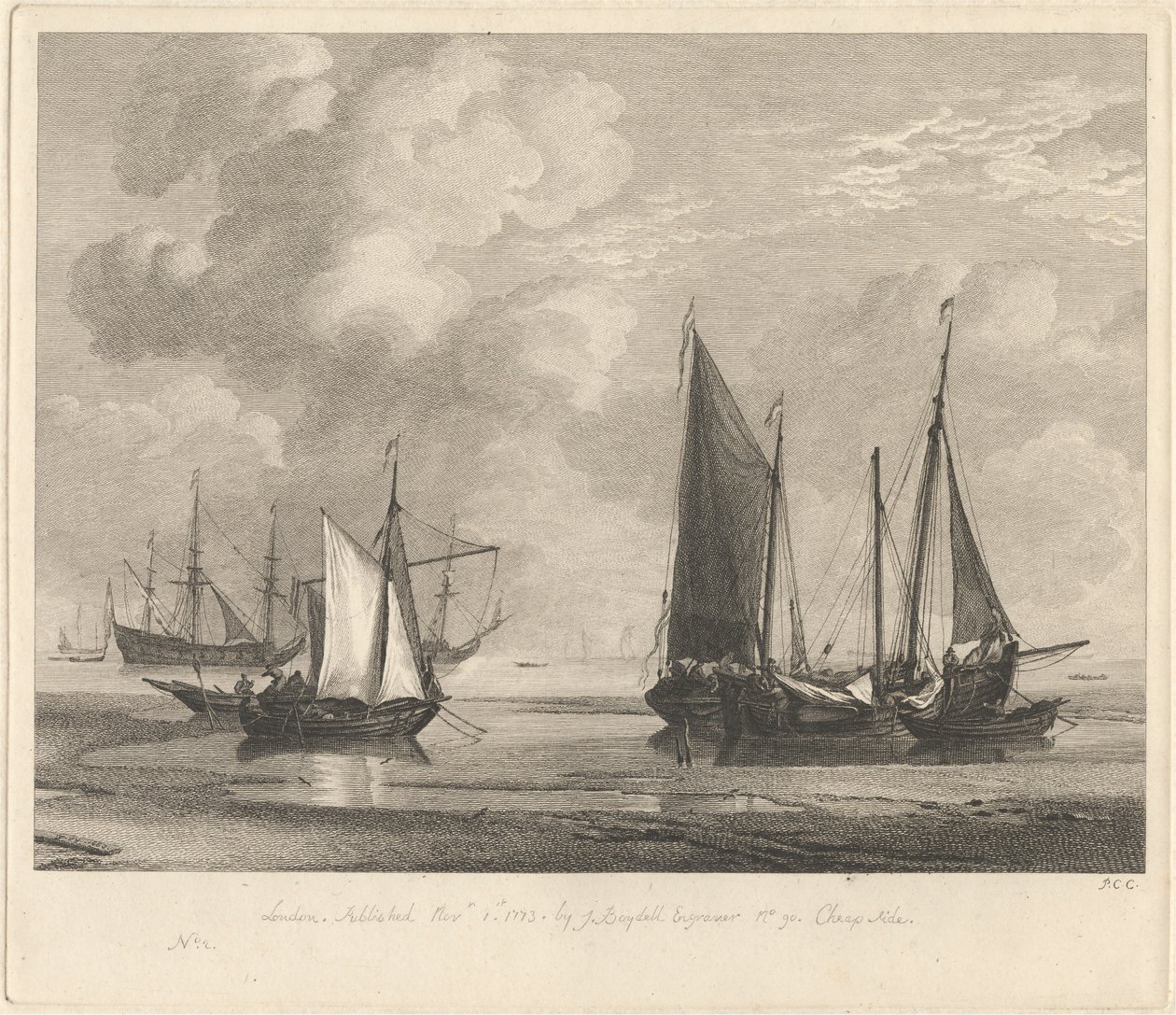 Havundersøgelse nr. 2 af Pierre Charles Canot