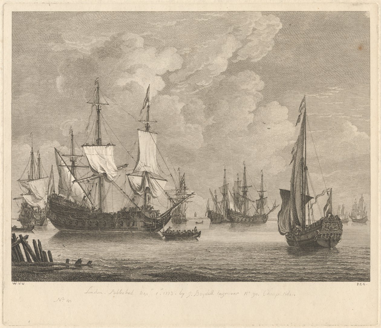 Havundersøgelse nr. 4 af Pierre Charles Canot