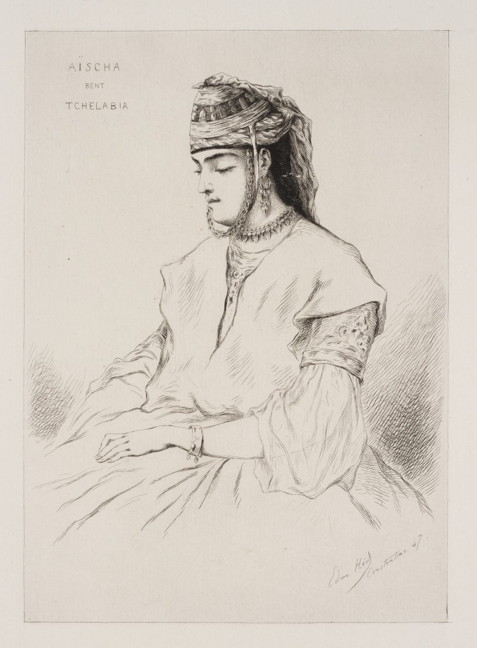 Aischa Bent Tchelabia af Pierre Edmond Alexandre Hedouin