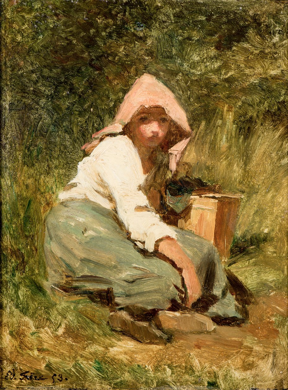 En pige af Pierre Edouard Frere