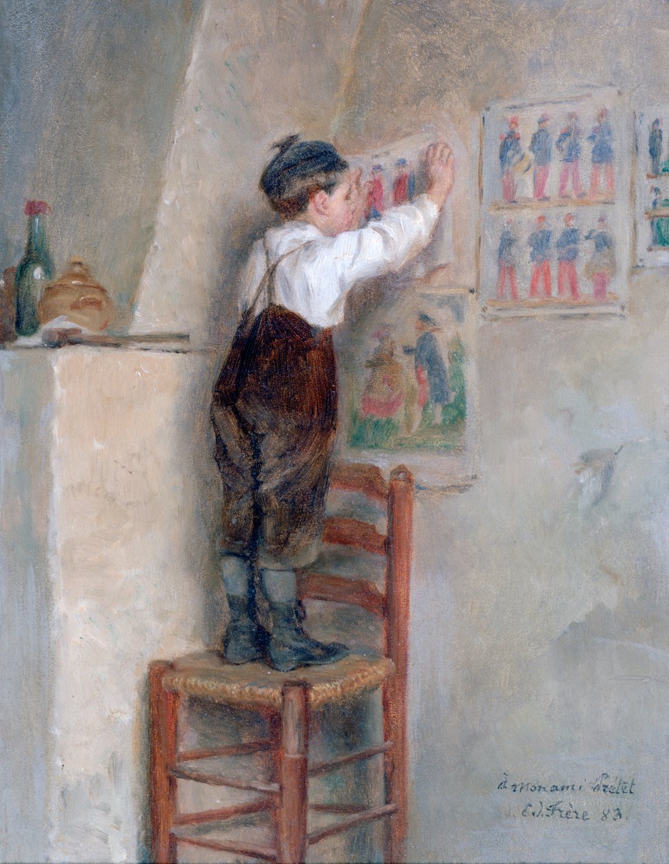 I klasseværelset, 1883 af Pierre Edouard Frere