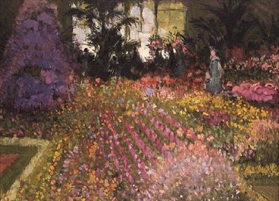 Blomsterhaven af Pierre Eugene Montezin