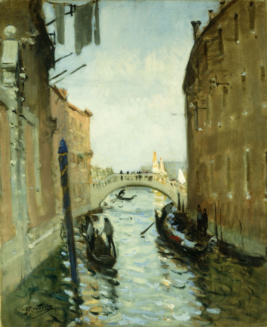 Venedig; kom af Pierre Eugene Montezin