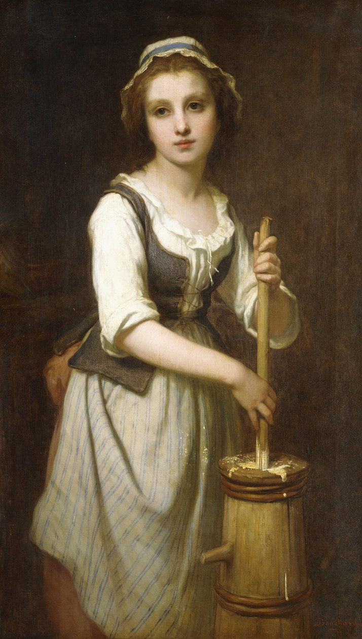 Kærning af smørret af Pierre Francois Bouchard