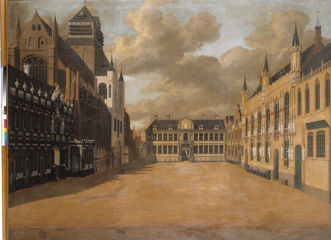 Burgpladsen, Brugge af Pierre Francois Ledoulx