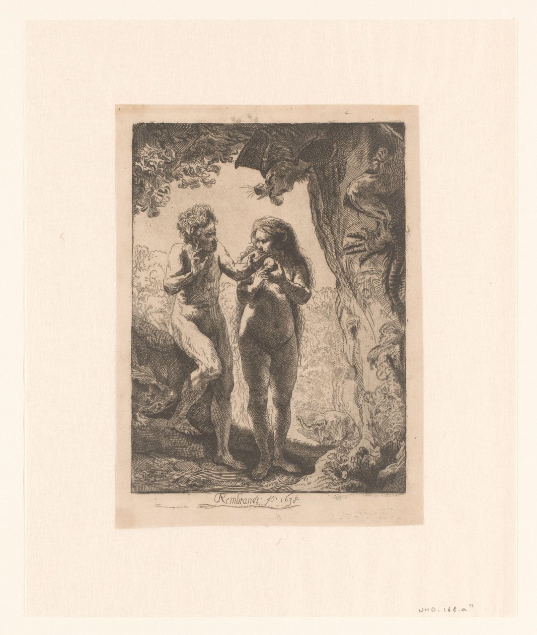 Adam og Eva af Pierre François Basan