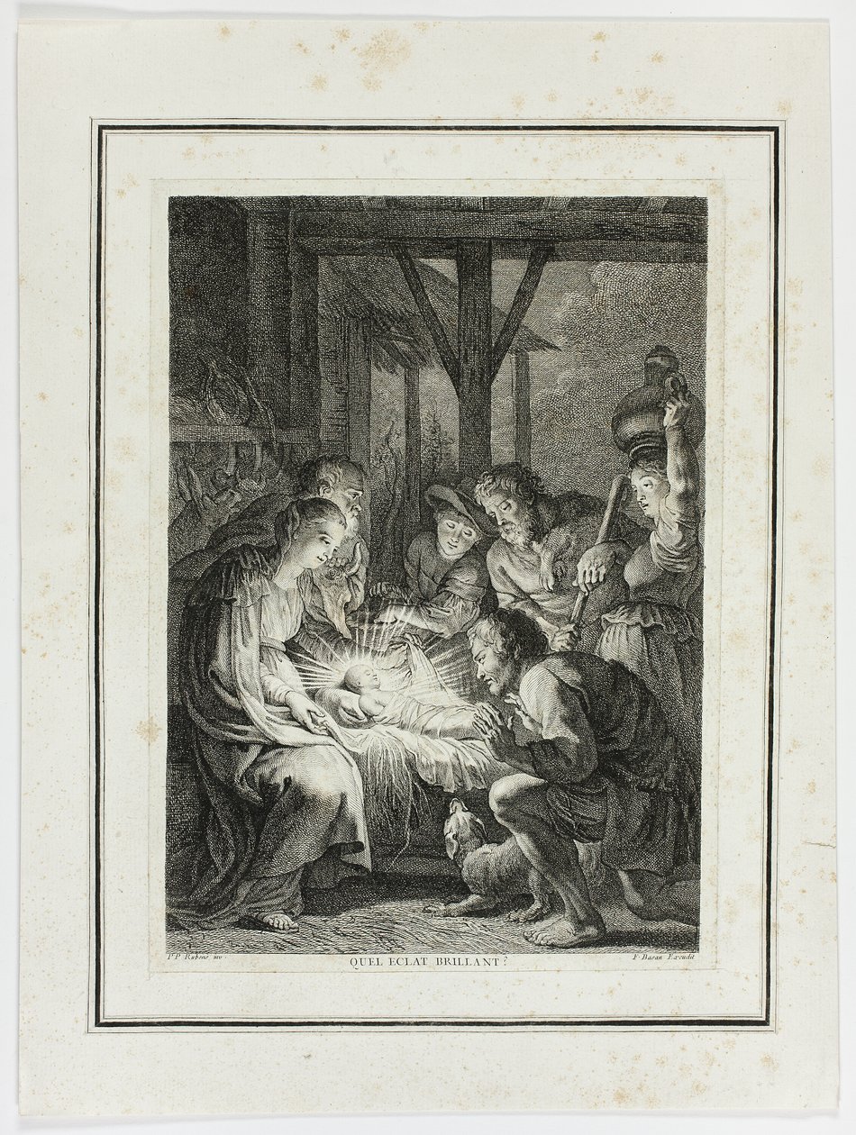 Tilbedelse af hyrderne af Pierre François Basan