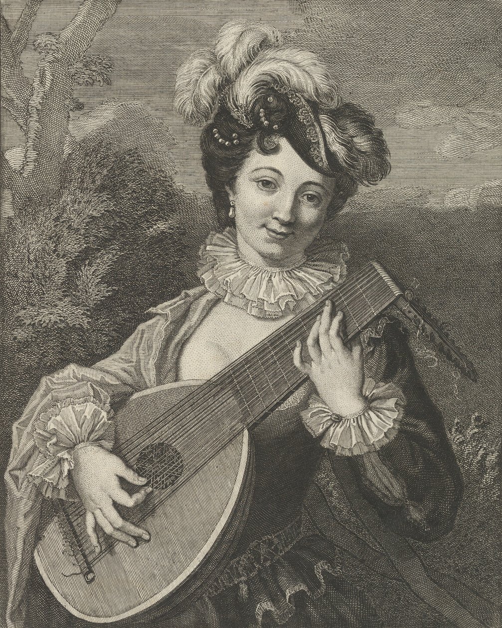 Spansk sjov, 1700-tallet. af Pierre François Basan