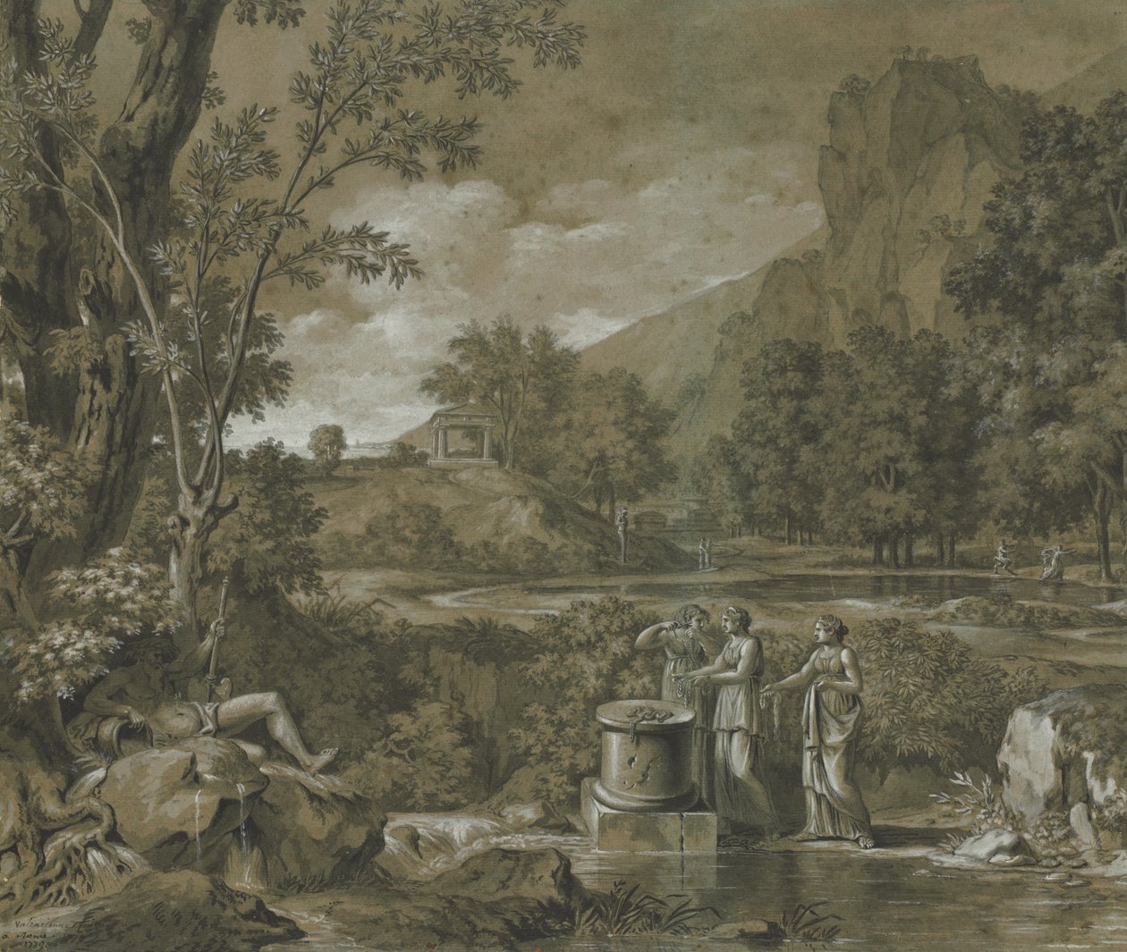 Klassisk Landskab af Pierre Henri de Valenciennes