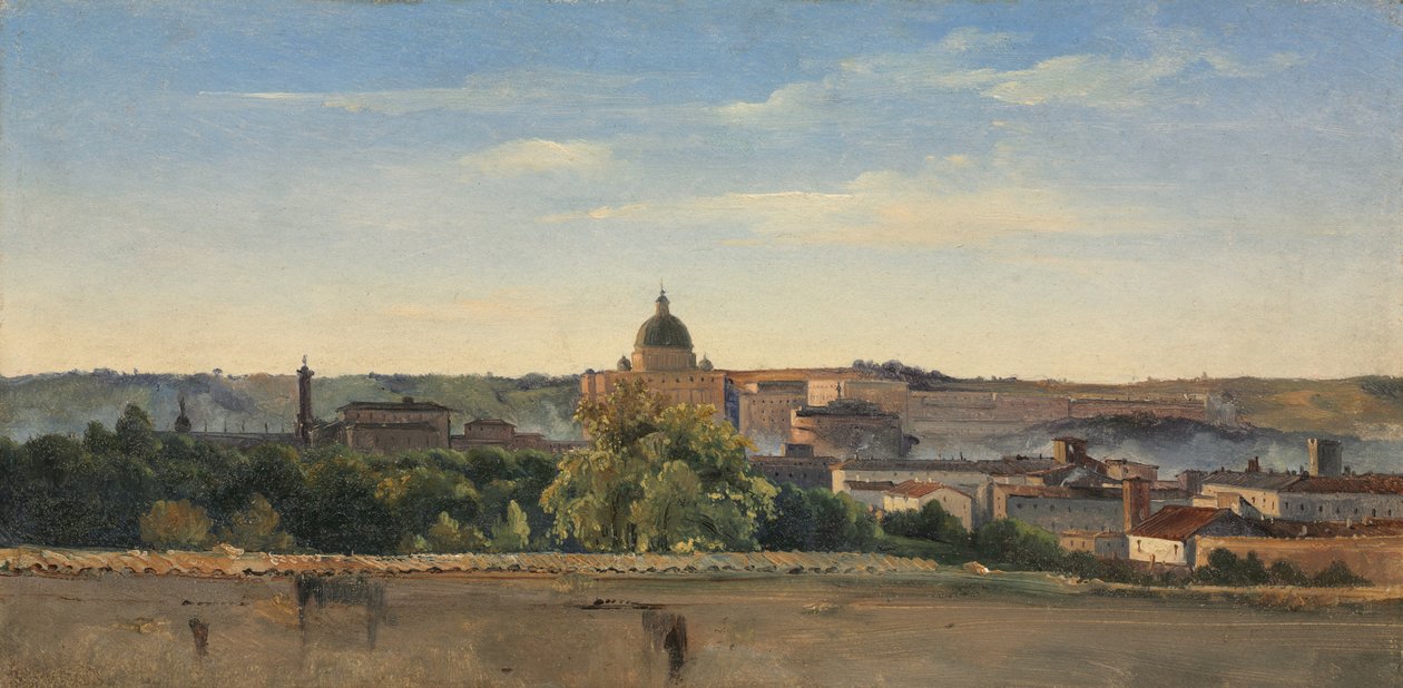 Udsigt over Rom, ca. 1782-1784 af Pierre Henri de Valenciennes