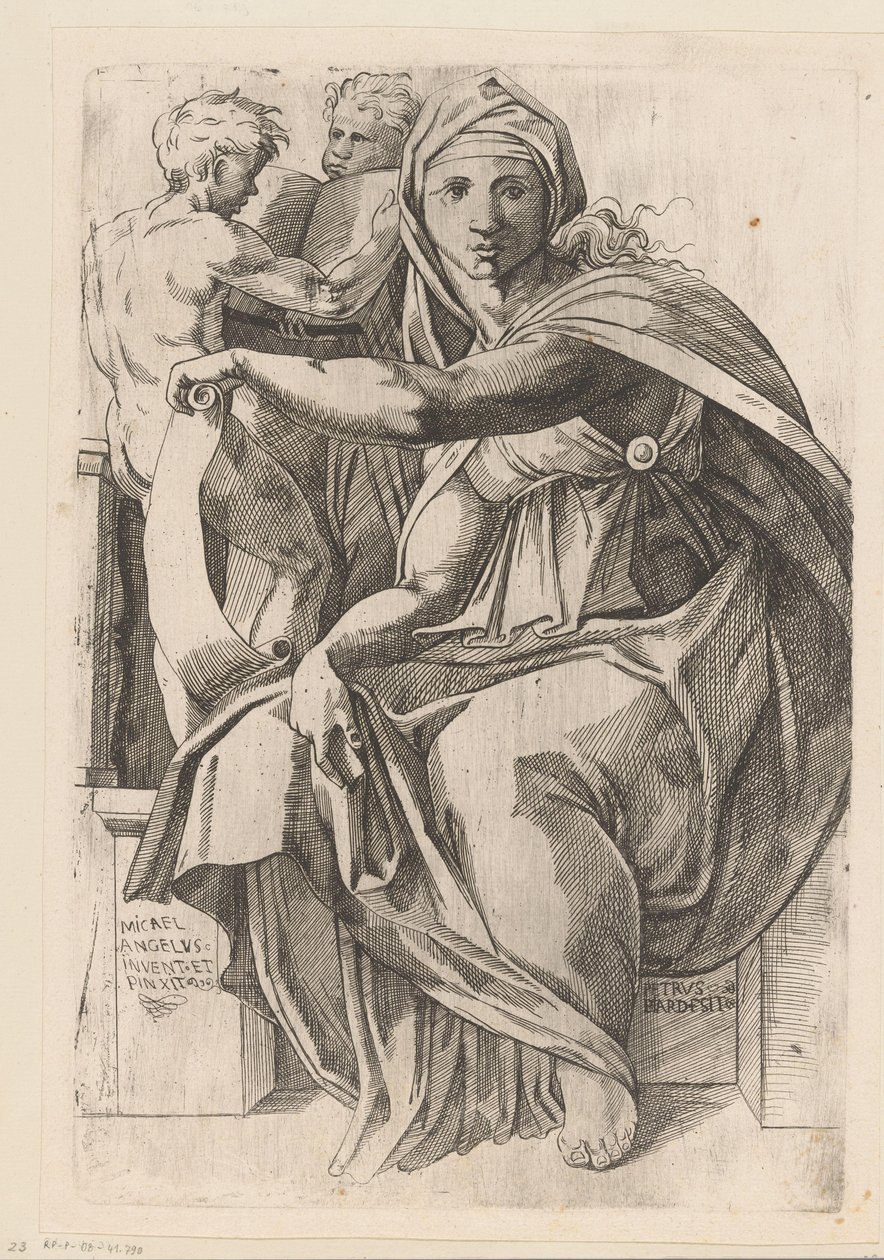 Delfisk sibille af Pierre II Biard