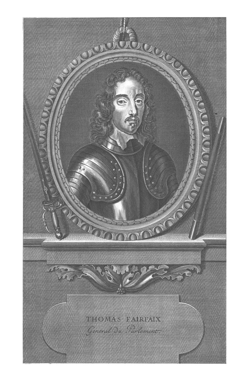 Thomas Fairfax, begyndelsen af det 18. århundrede. af Pierre Imbert Drevet