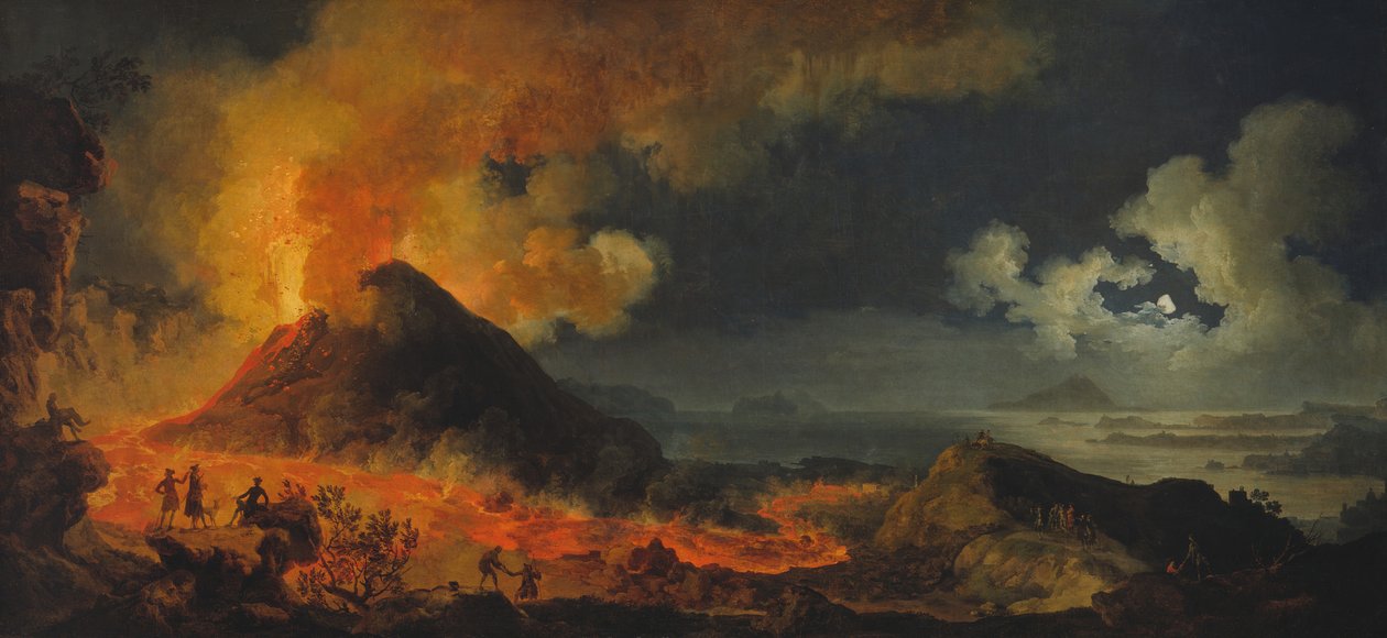 Vesuvs udbrud, 1771. af Pierre Jacques Volaire