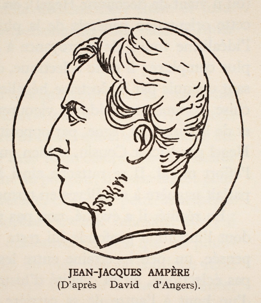 Jean-Jacques Ampere af Pierre Jean David d