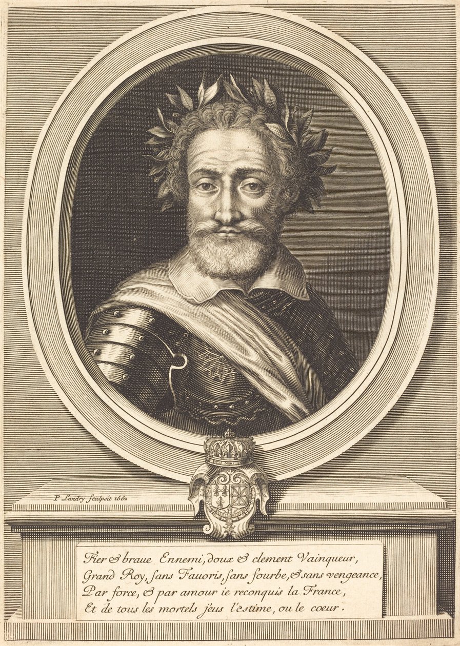 Henri IV, konge af Frankrig af Pierre Landry