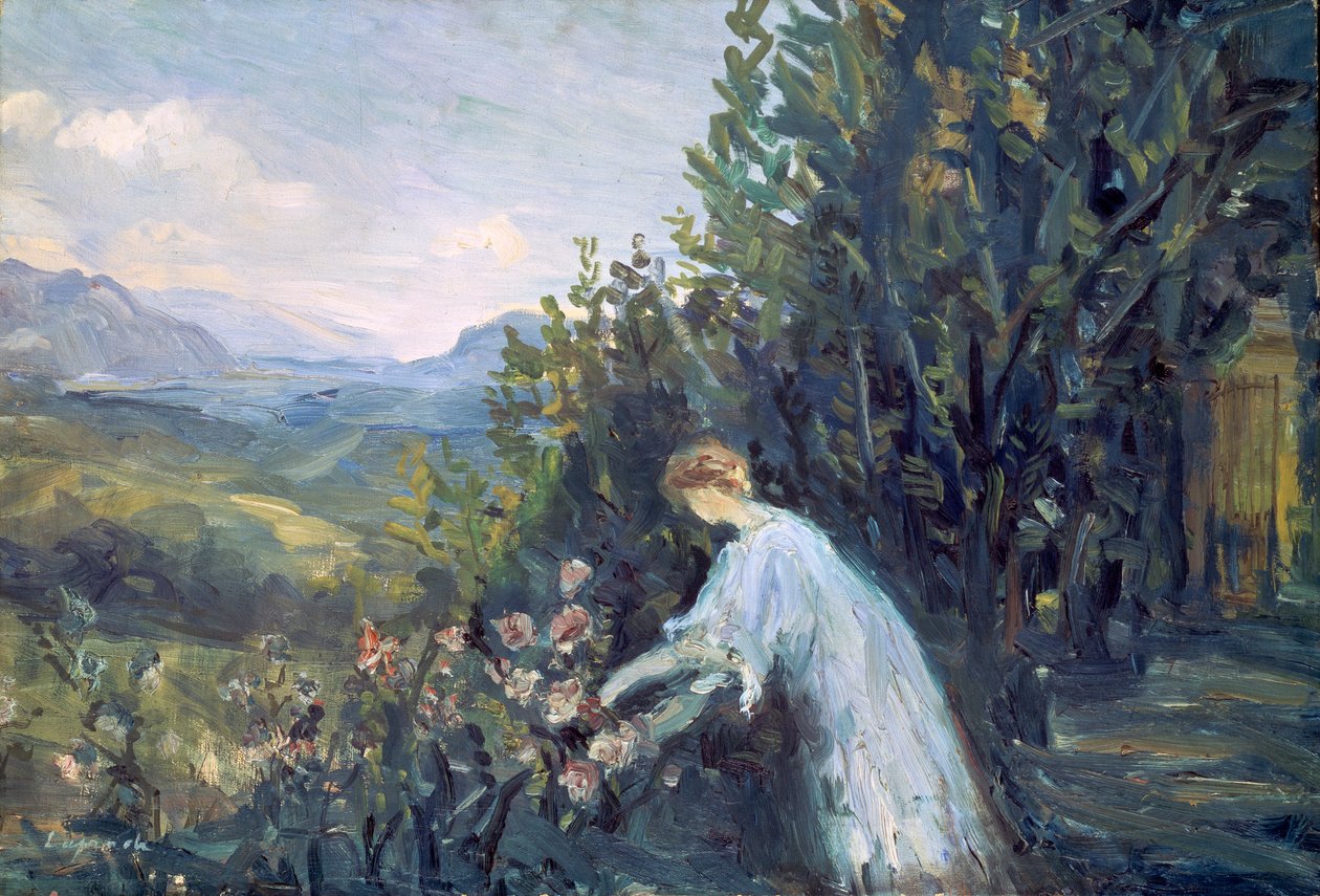 Dame i haven, 1909-1911. af Pierre Laprade