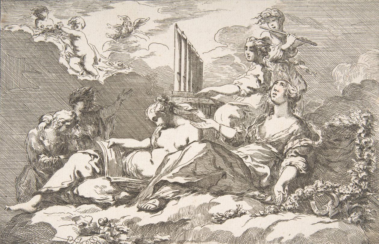 Naturens harmoni, 1762. af Pierre Lelu