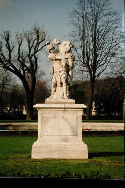 Æneas og Anchises (marmor) af Pierre Lepautre