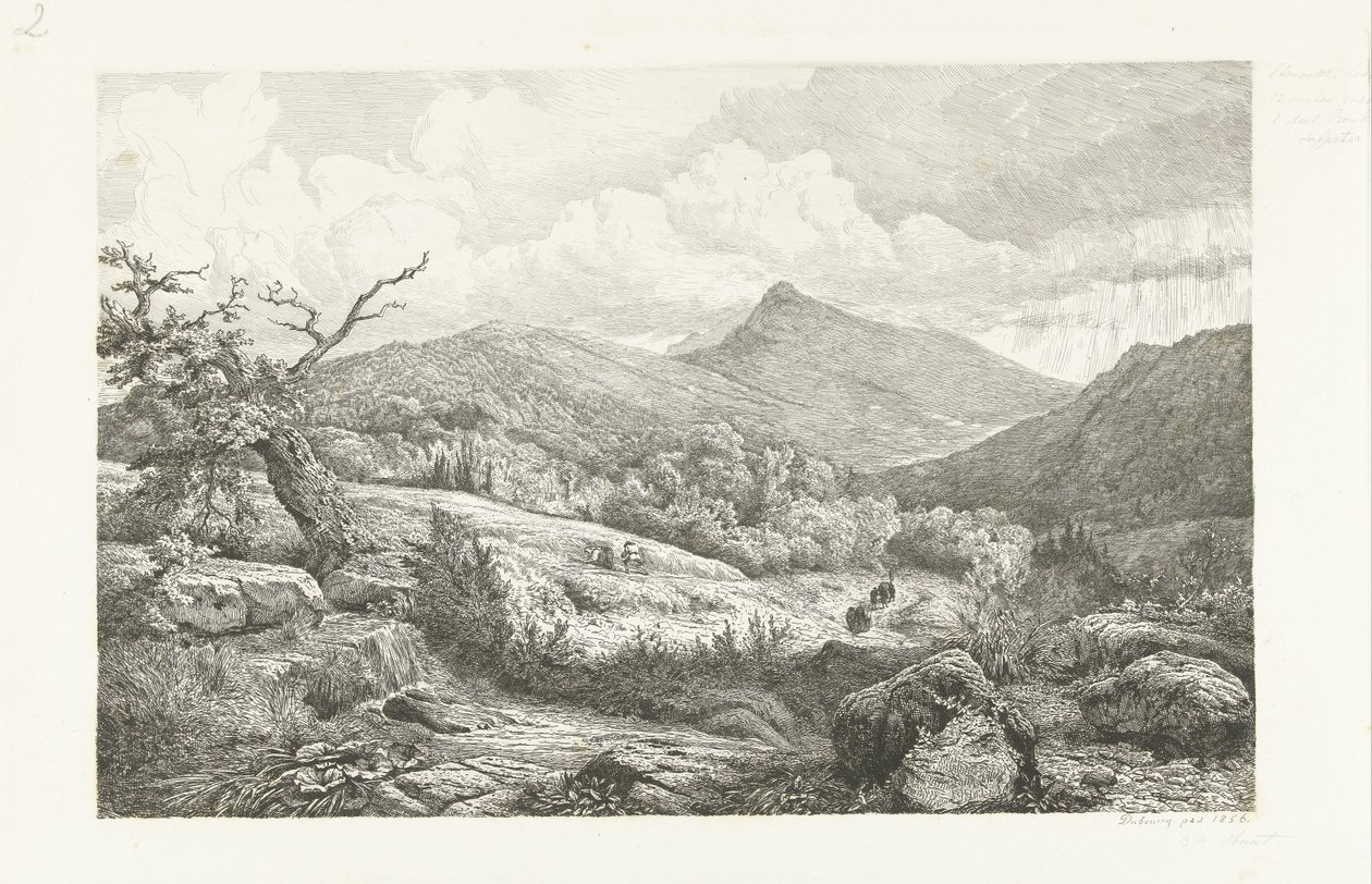 Kirkegården i Baden-Baden af Pierre Louis Dubourcq