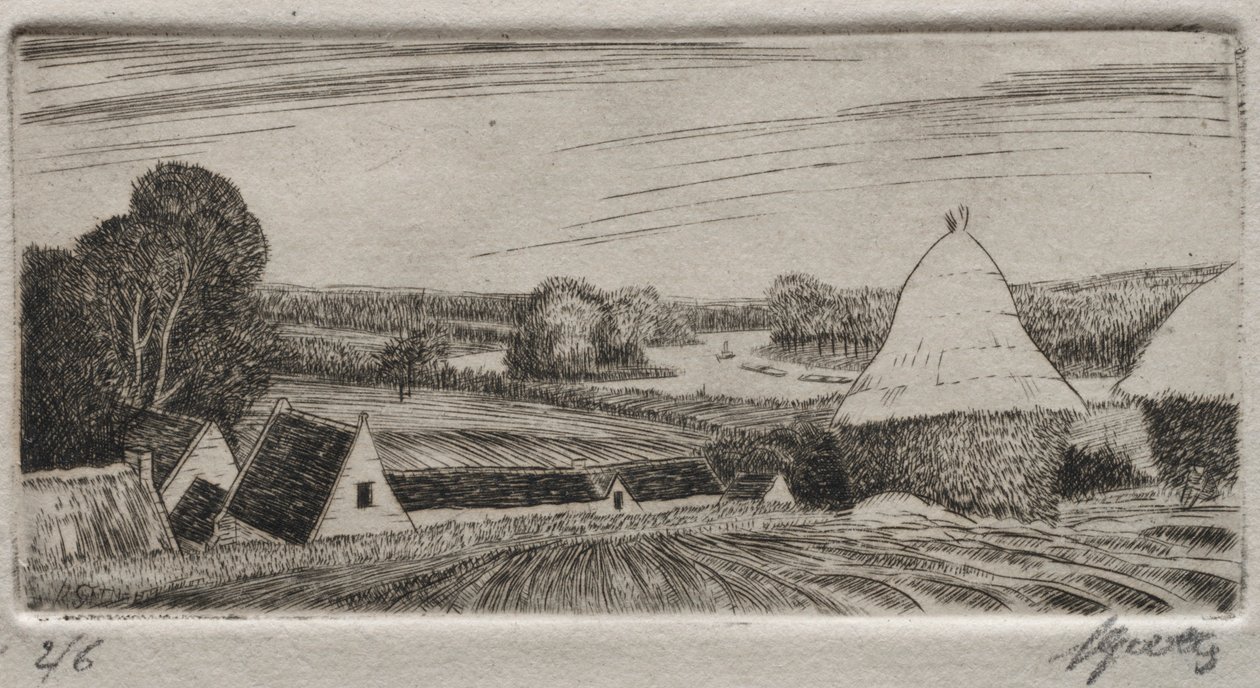 Brebant gård af Pierre Louis Gatier