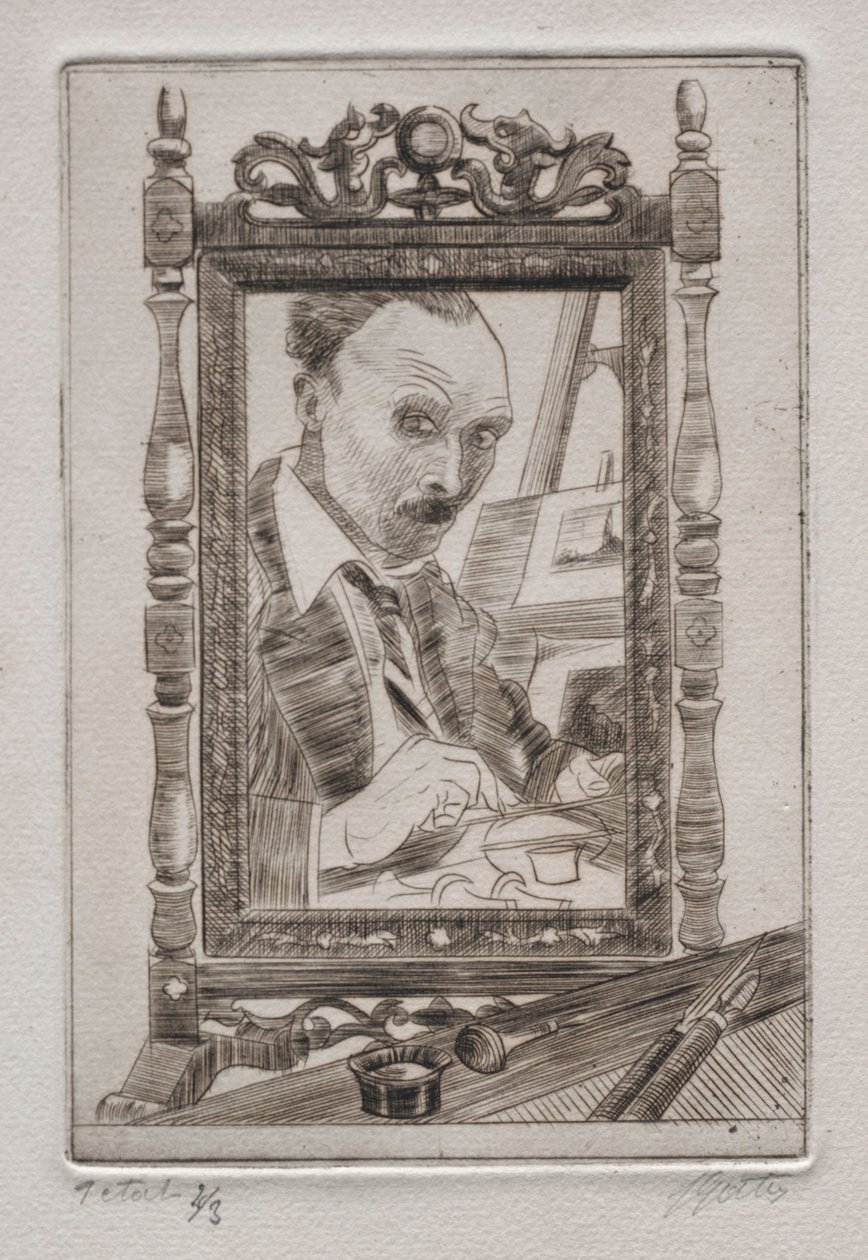 Selvportræt af Pierre Louis Gatier