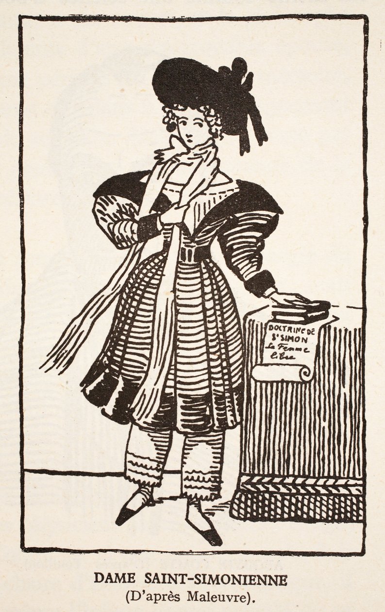Lady Saint-Simonienne af Pierre Maleuvre