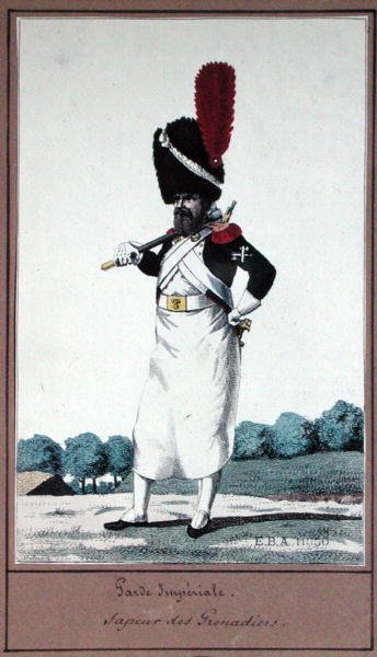 Den kejserlige garde, grenaderernes sapper af Pierre Maleuvre