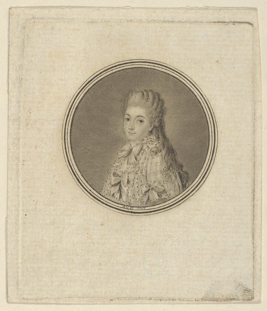 Anne de Chaumont-Guitry, grevinde af Amblimont, 1780-1817. af Pierre Michel Alix