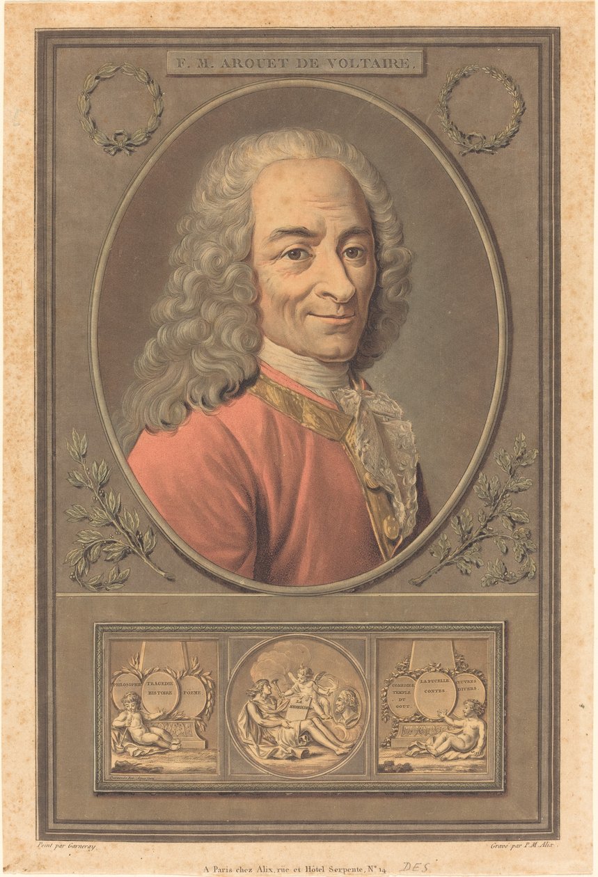 F. M. Arouet af Voltaire. af Pierre Michel Alix