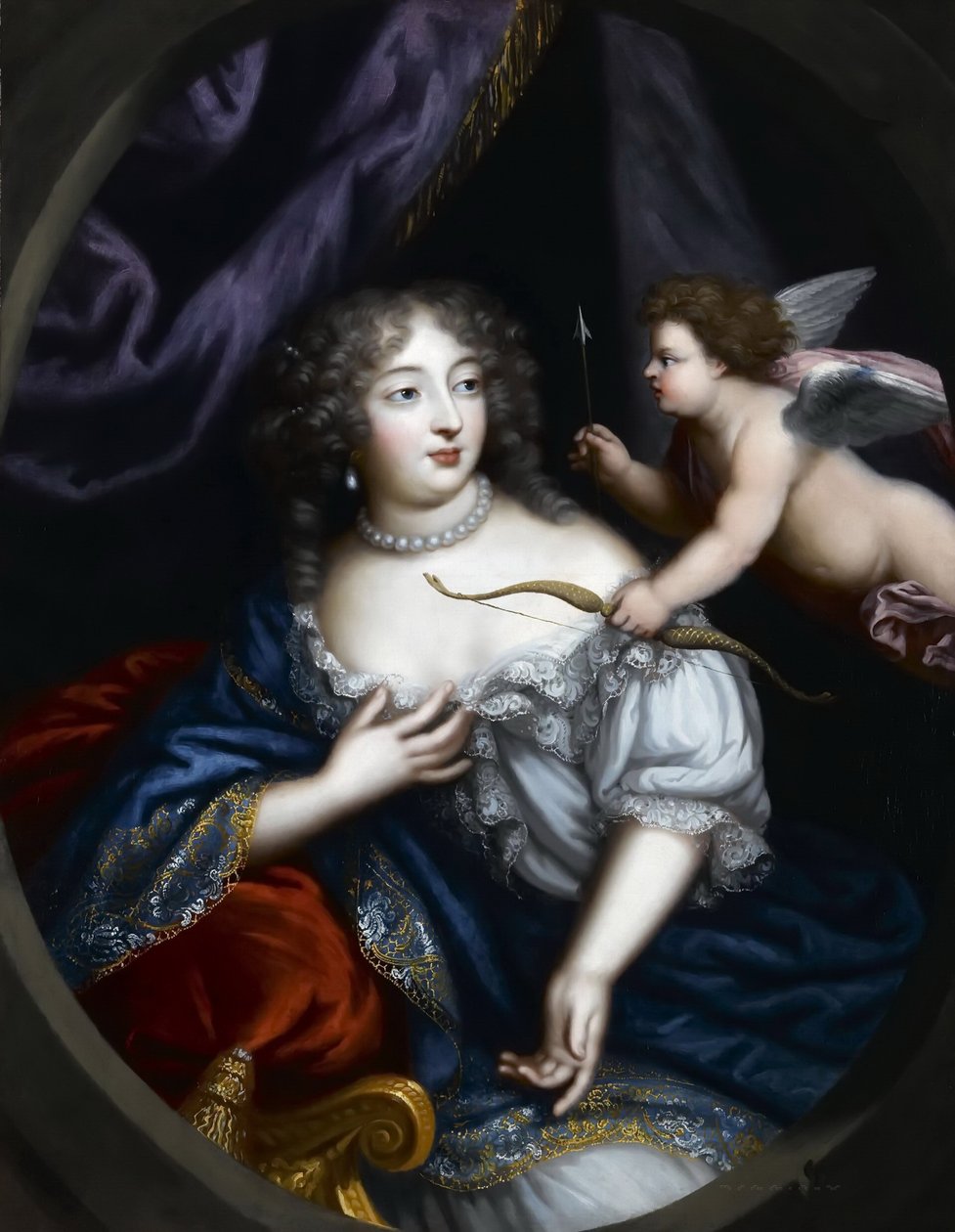 Françoise-Athénaïs de Rochechouart, Marquise de Montespan 1640-1707 af Pierre Mignard