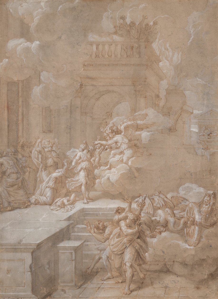 Medea dræber sine børn af Pierre Monier