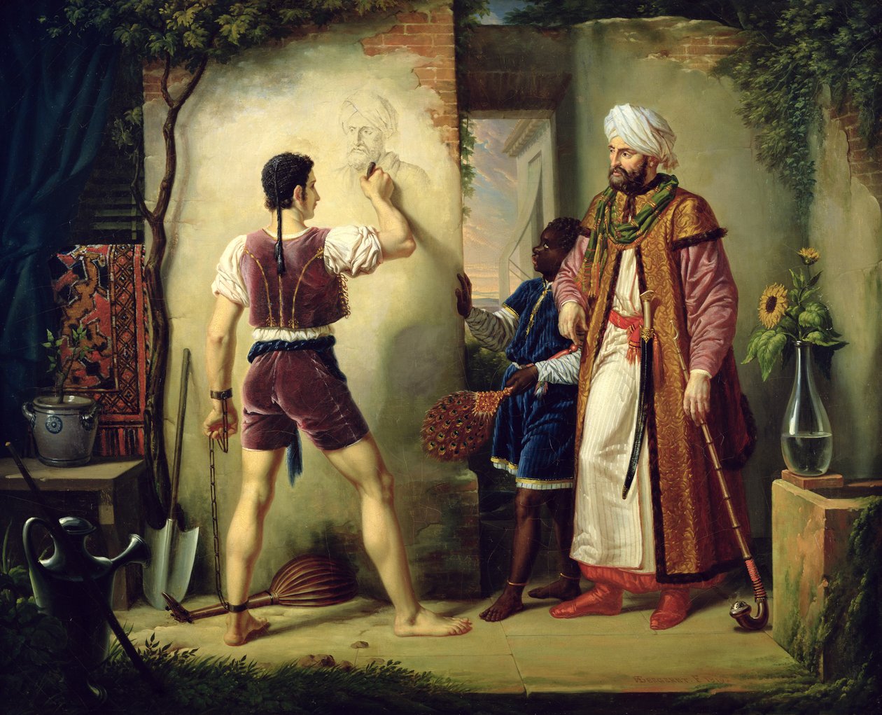 Fra Filippo Lippi (ca. 1406-69) 1819 af Pierre Nolasque Bergeret