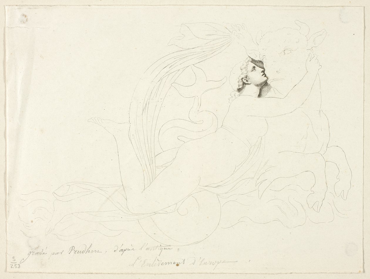 Voldtægt af Europa af Pierre Paul Prud